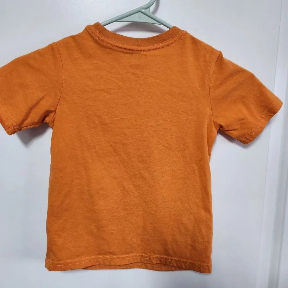 The Children's Place Bluey Bingo Halloween Shirt 4T Orange Spooky Vampire Spider
